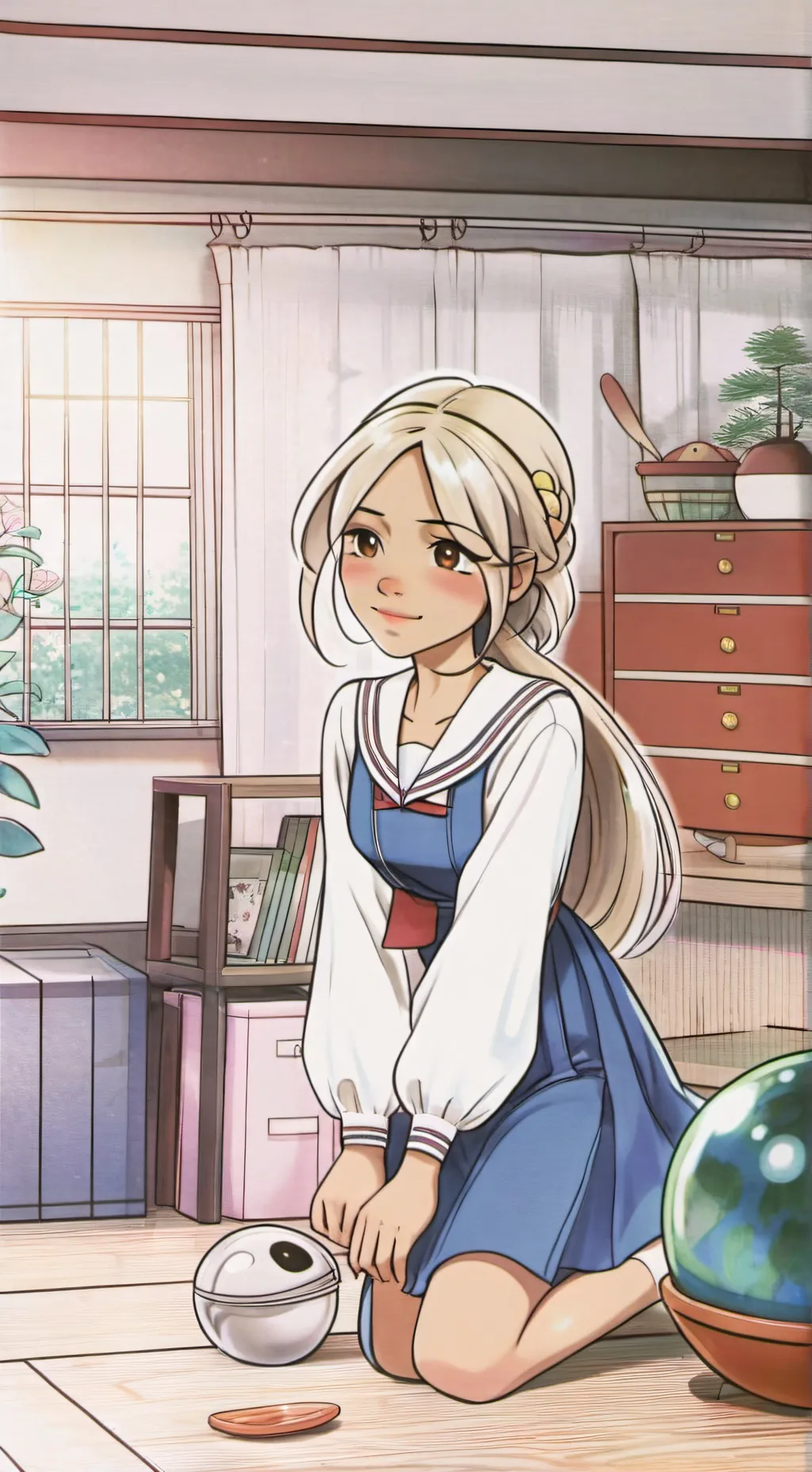 ai character: Olivia background