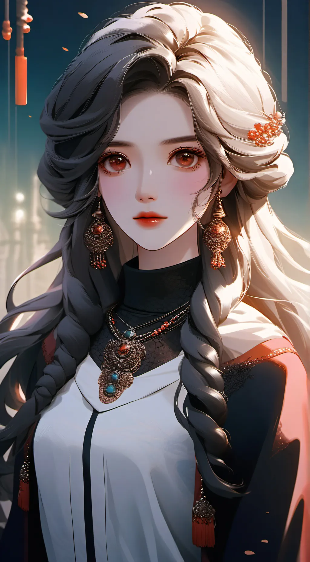 ai character: baby luna  background