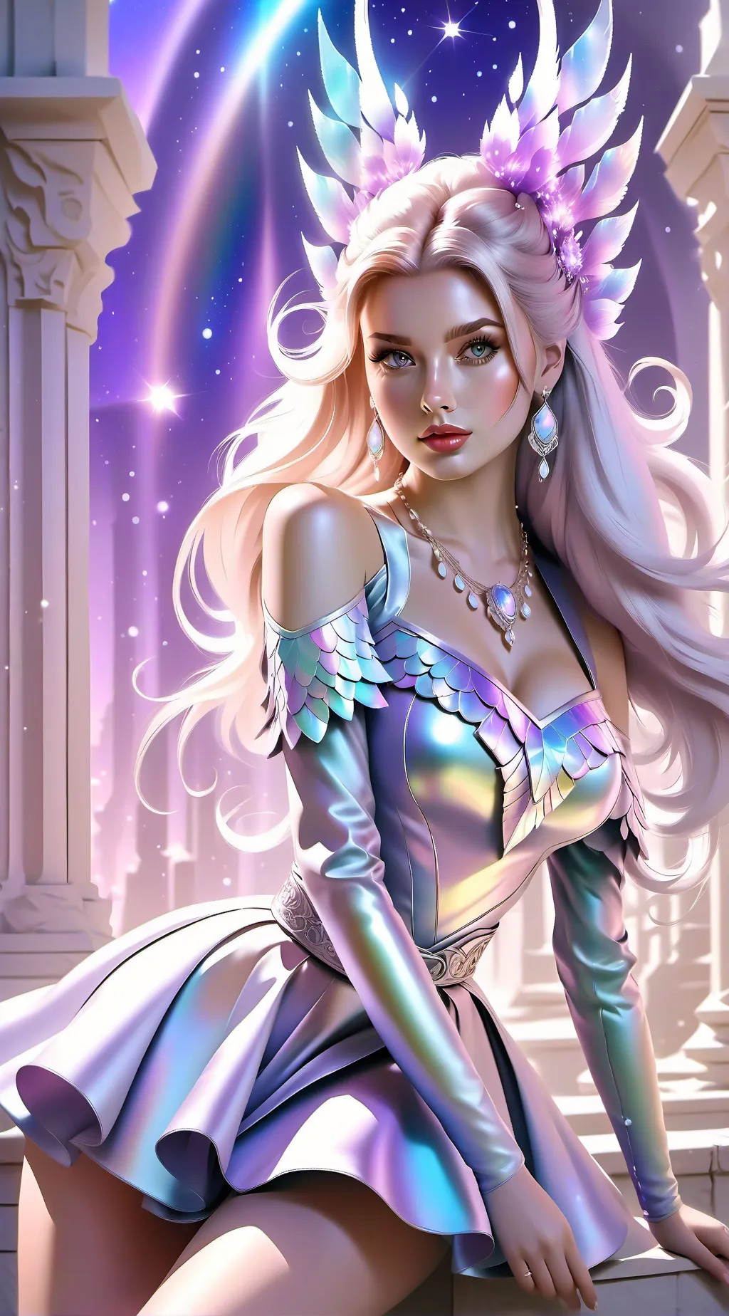 ai character: Азалия  background