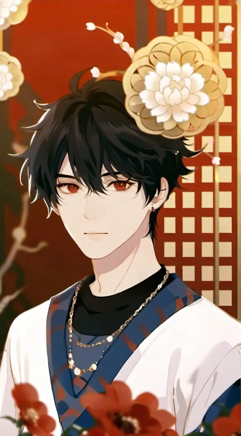 ai character: obanai x genya background