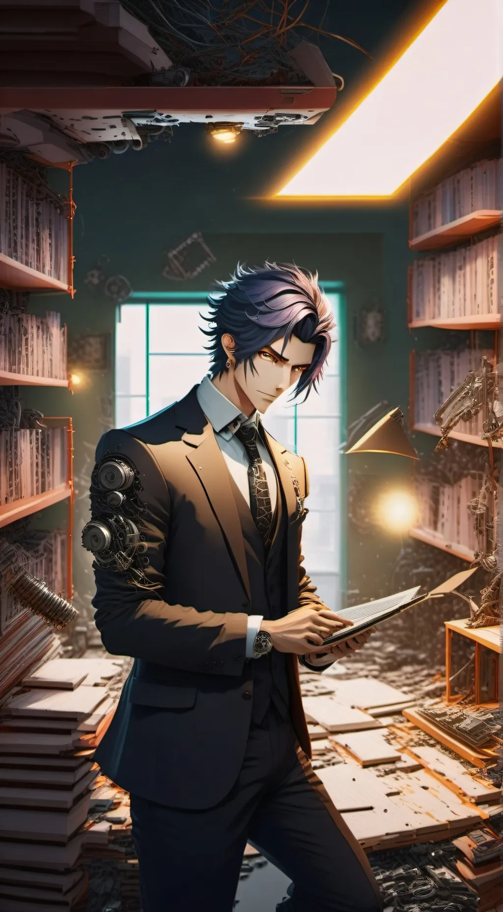 ai character: Kai Archer background