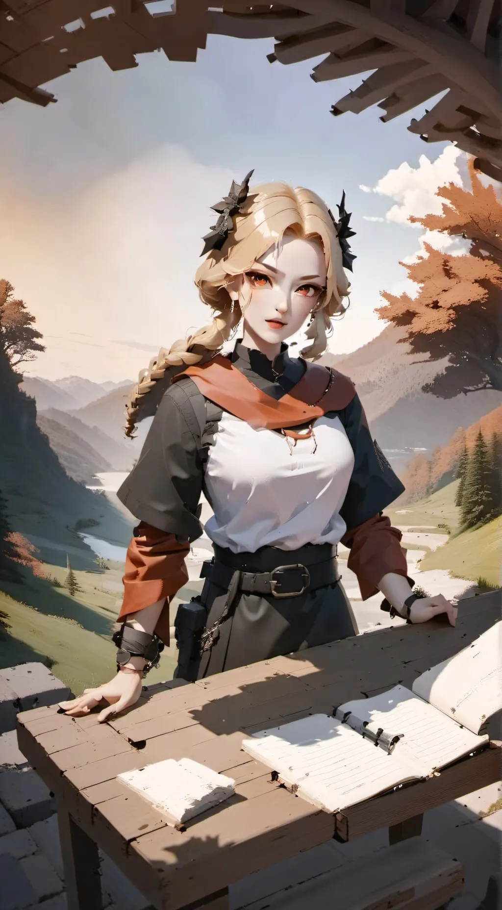 ai character: Kaida background