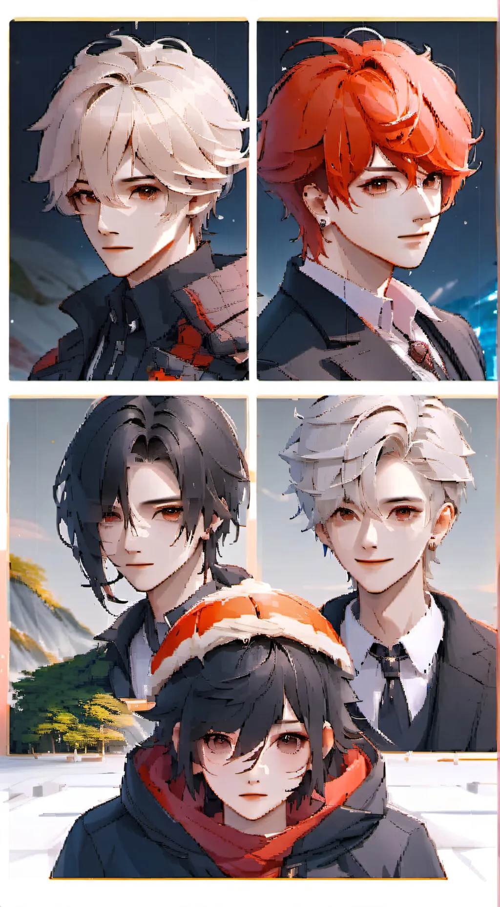 ai character: leo, Alex, Xavier, background