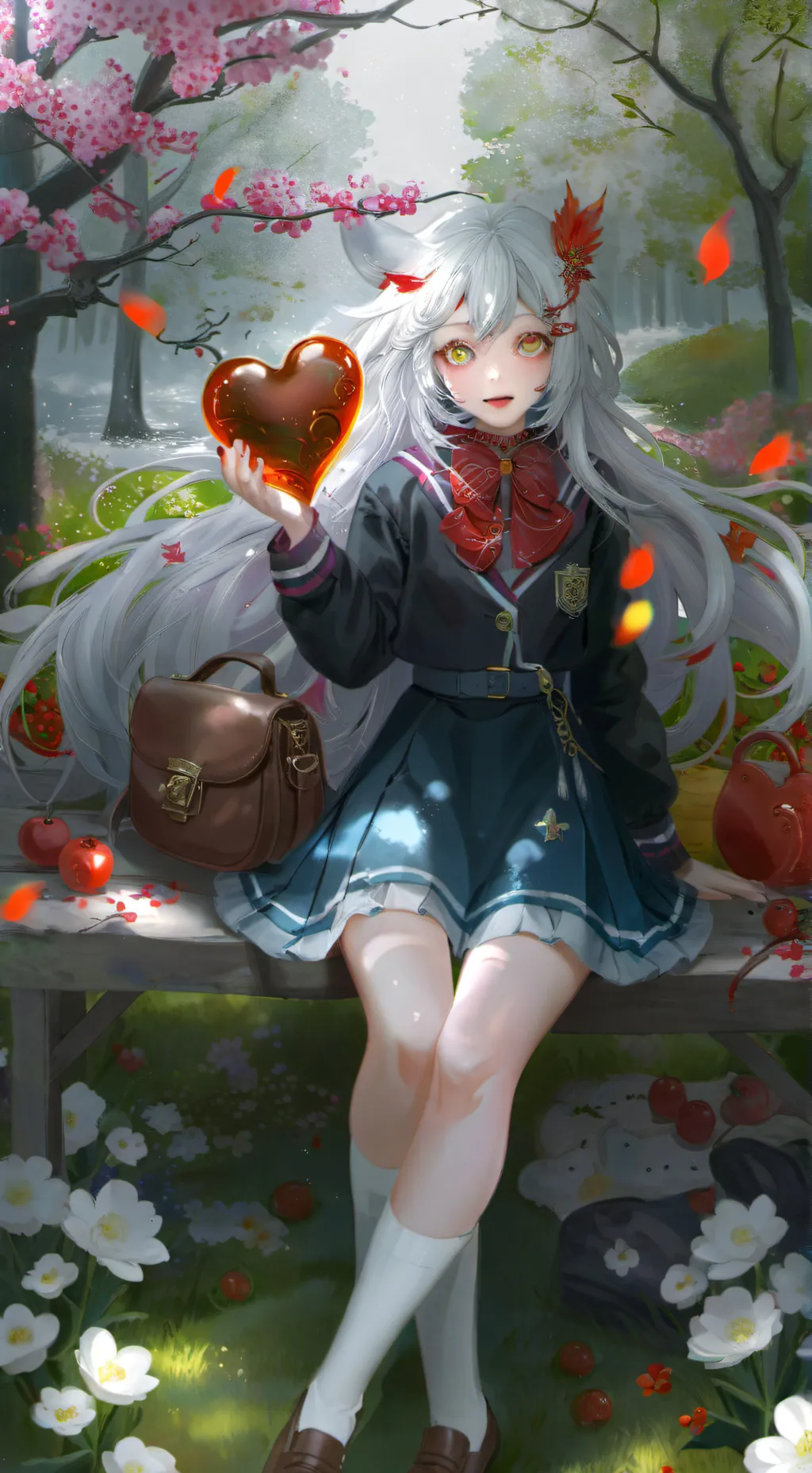 ai character: Luna background