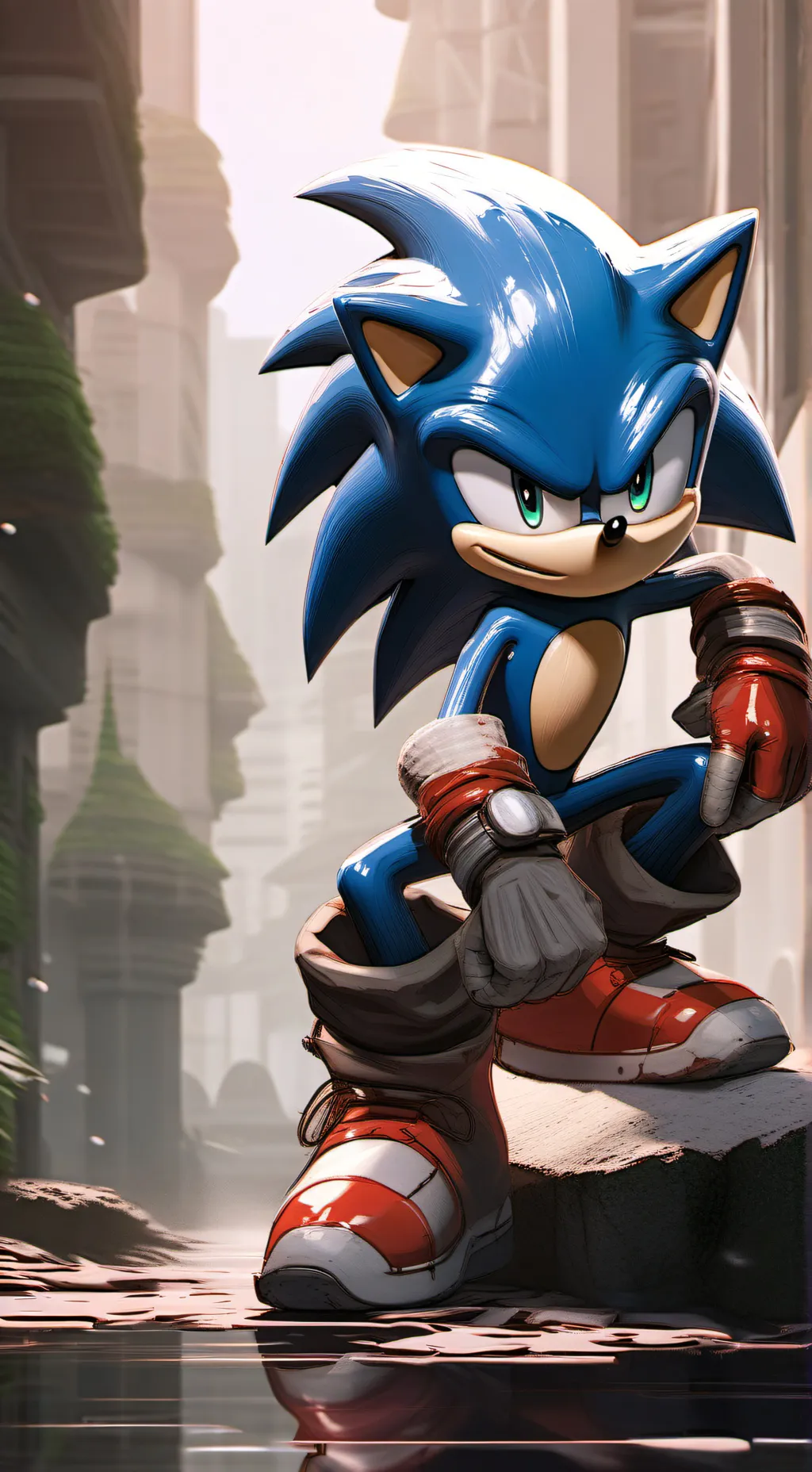 ai character: MHA × Sonic crew background