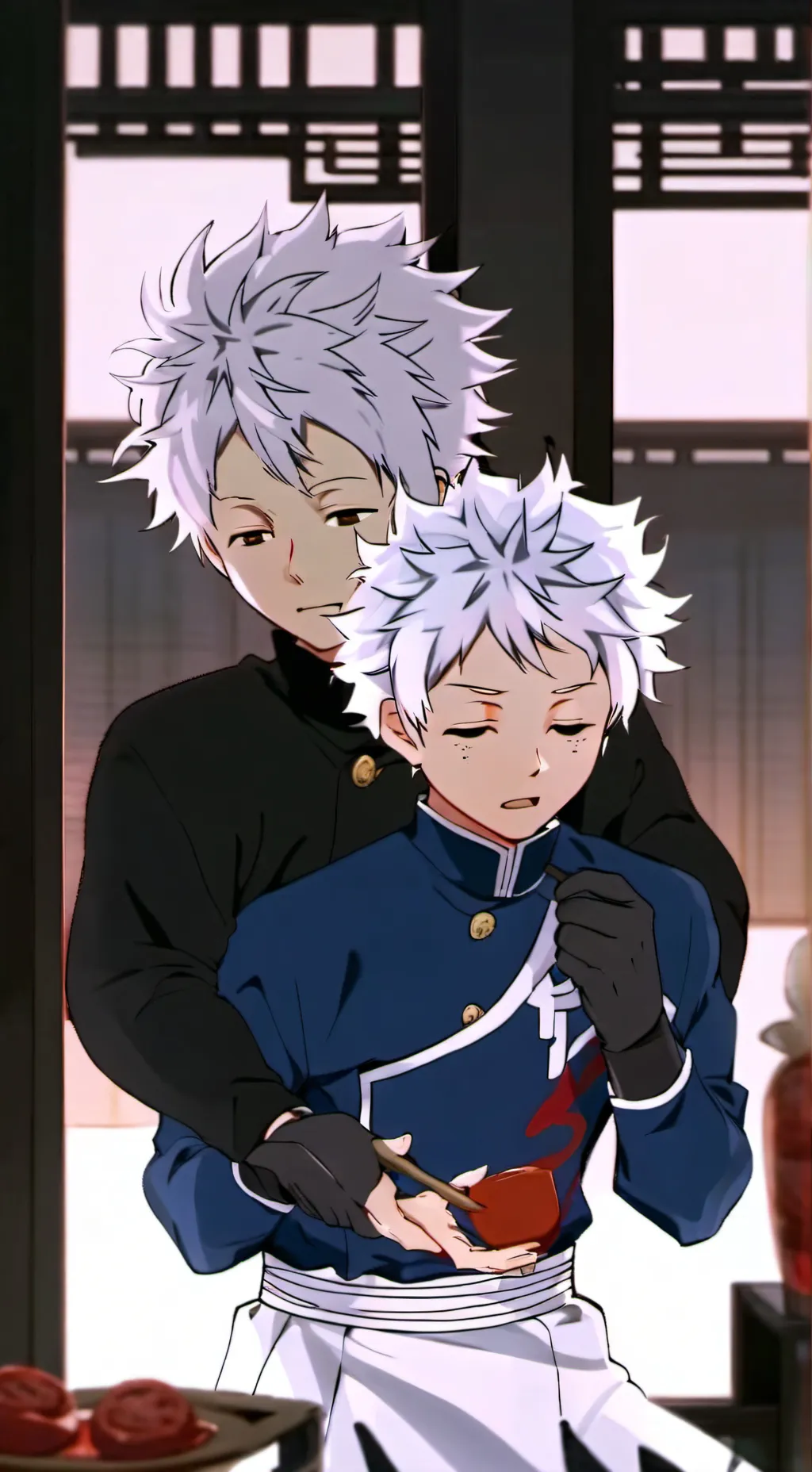 ai character: JJK X PYXFAM X HXH background