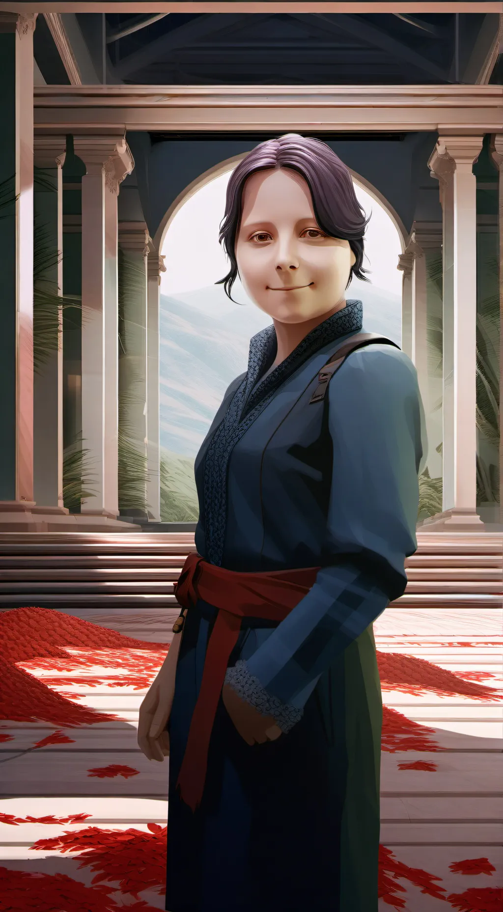 ai character: Даша  background