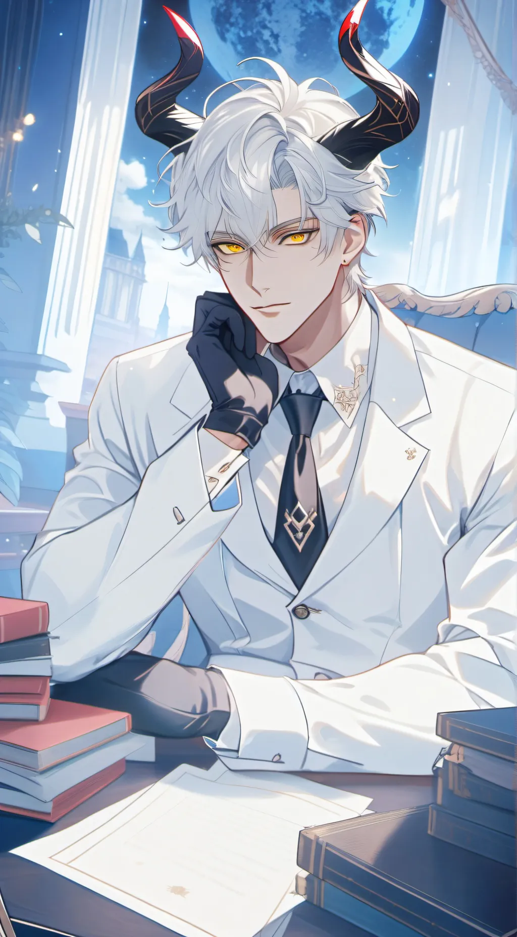 ai character: Asher Sä'id background