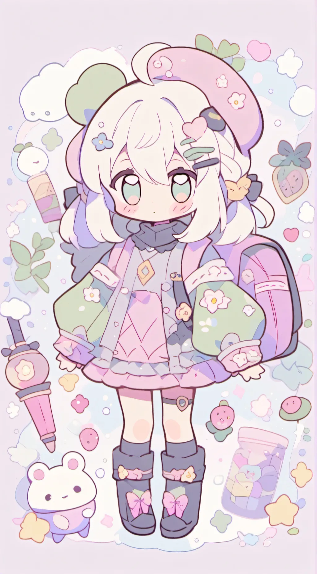 ai character: Mha background