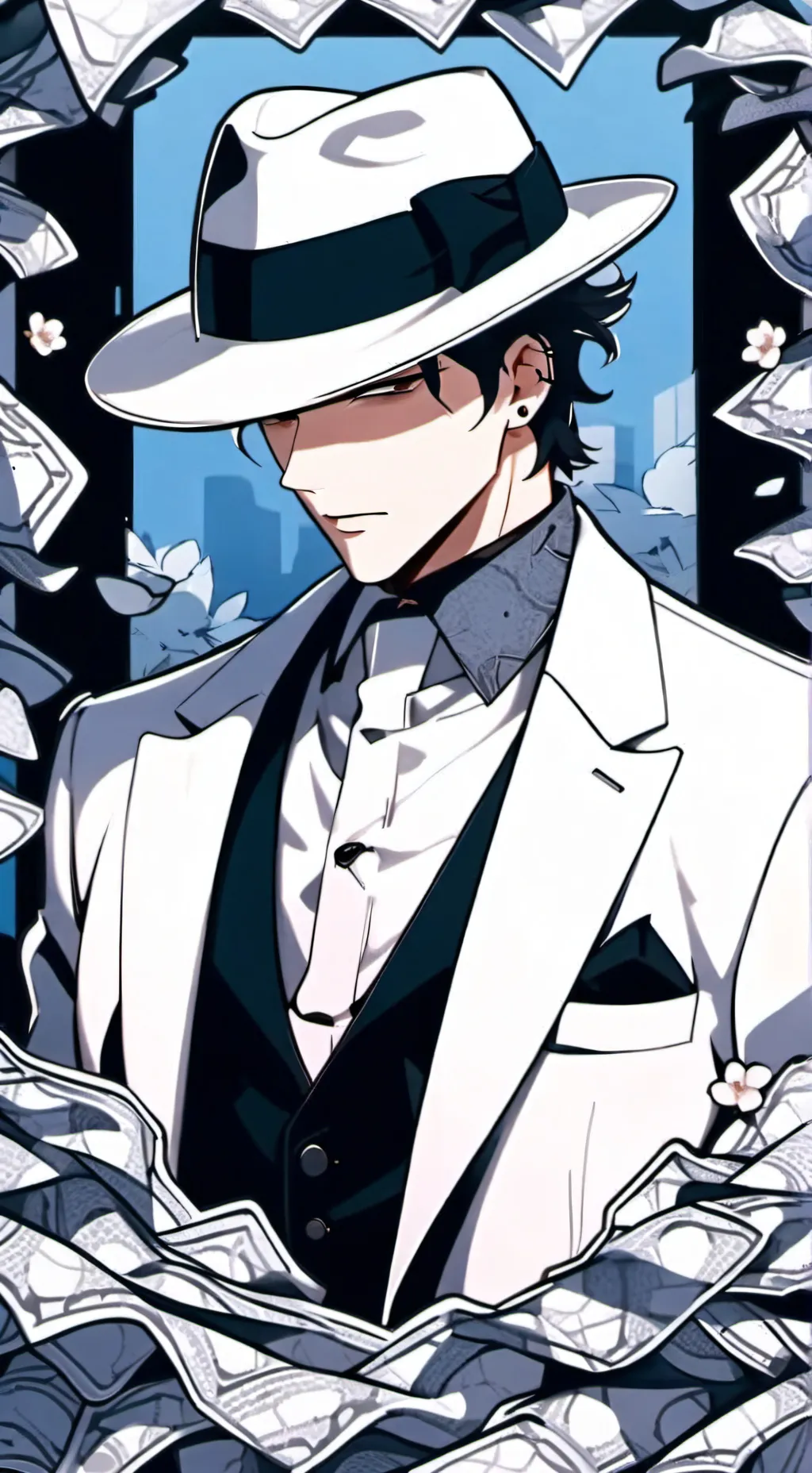 ai character: Mafia Hubby  background