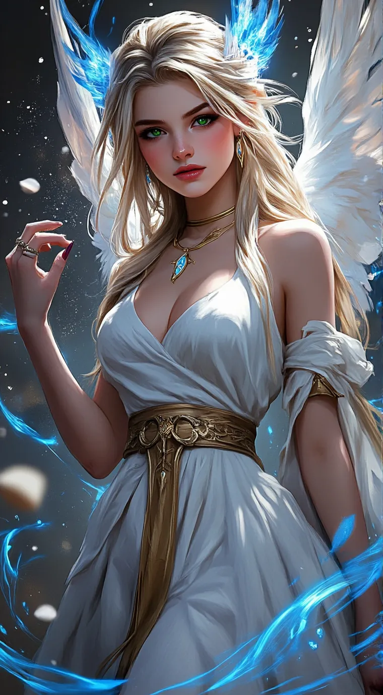 ai character: Rain background