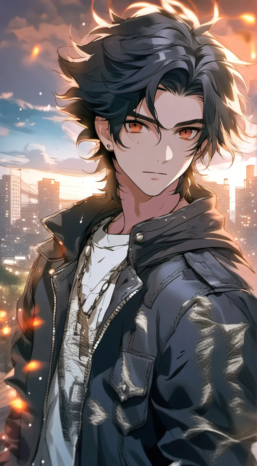 ai character: Damian  background