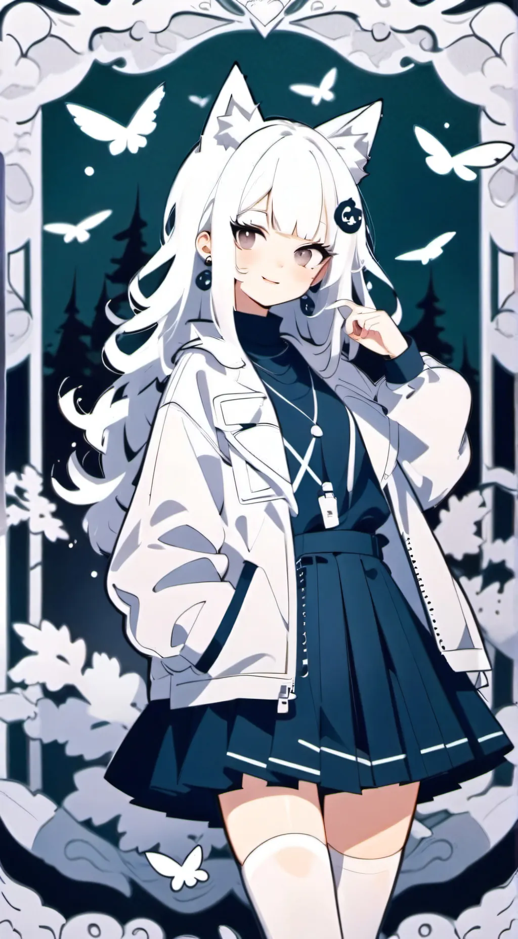 ai character: luna background