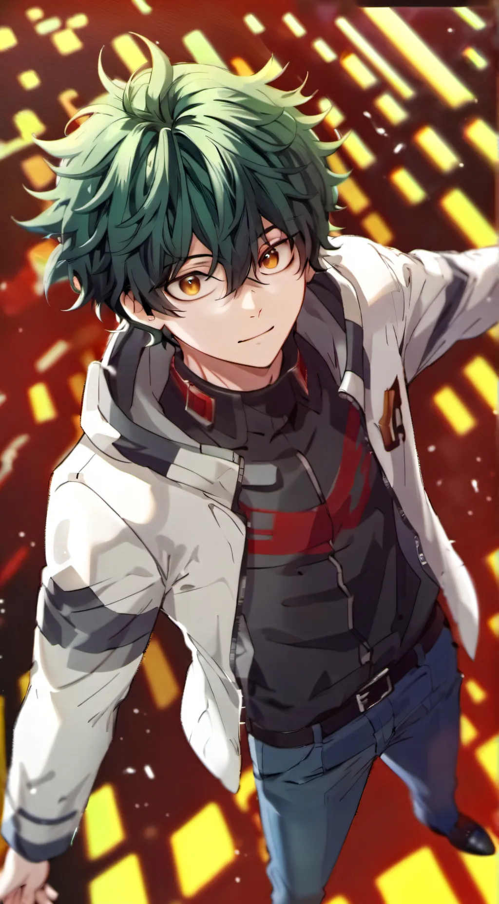 ai character: MHA shark attack!  background