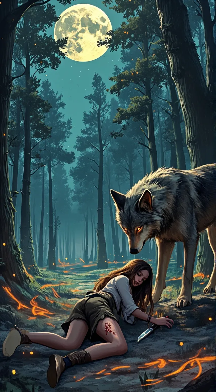 ai character: The werewolf background