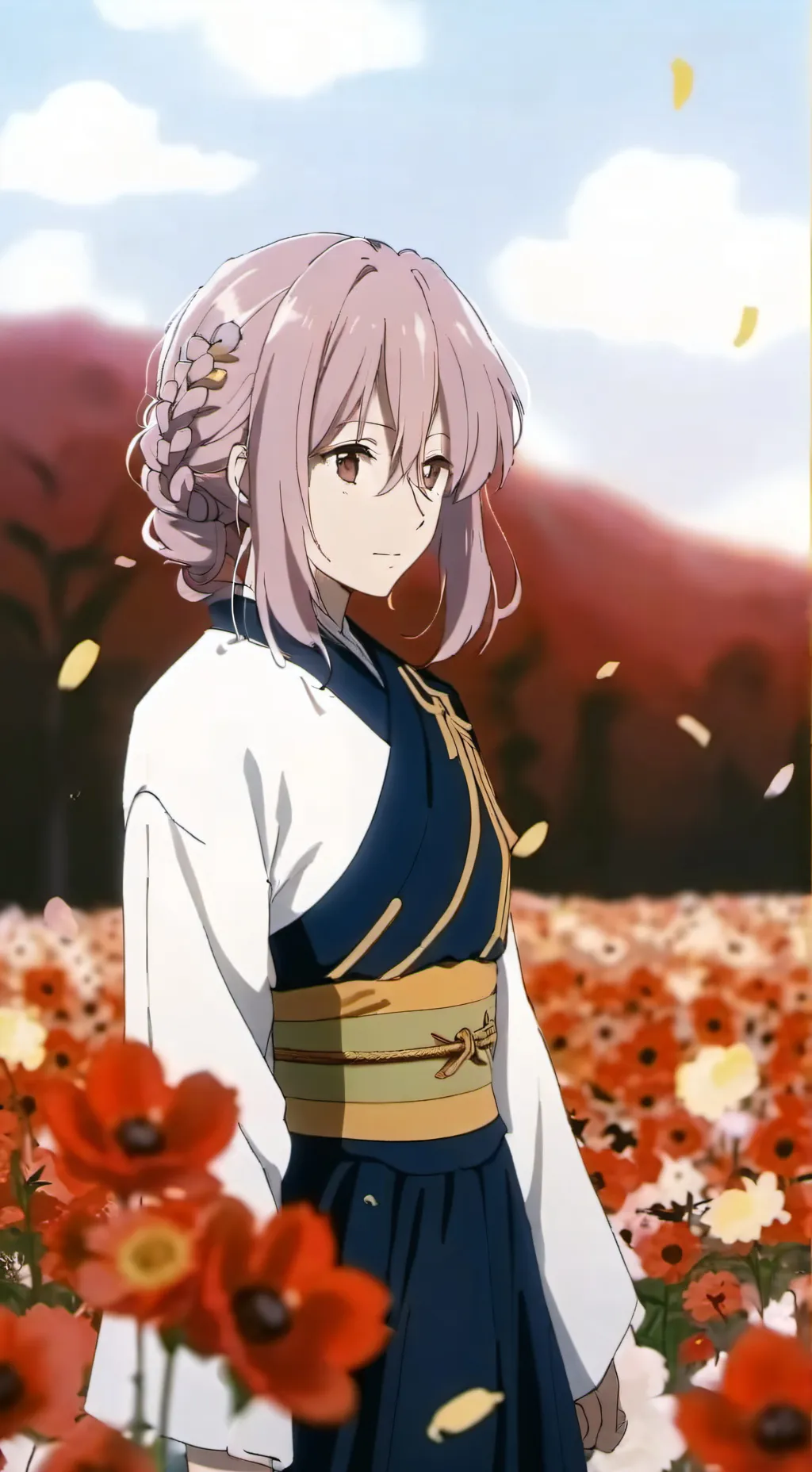 ai character: Momo Ayase background