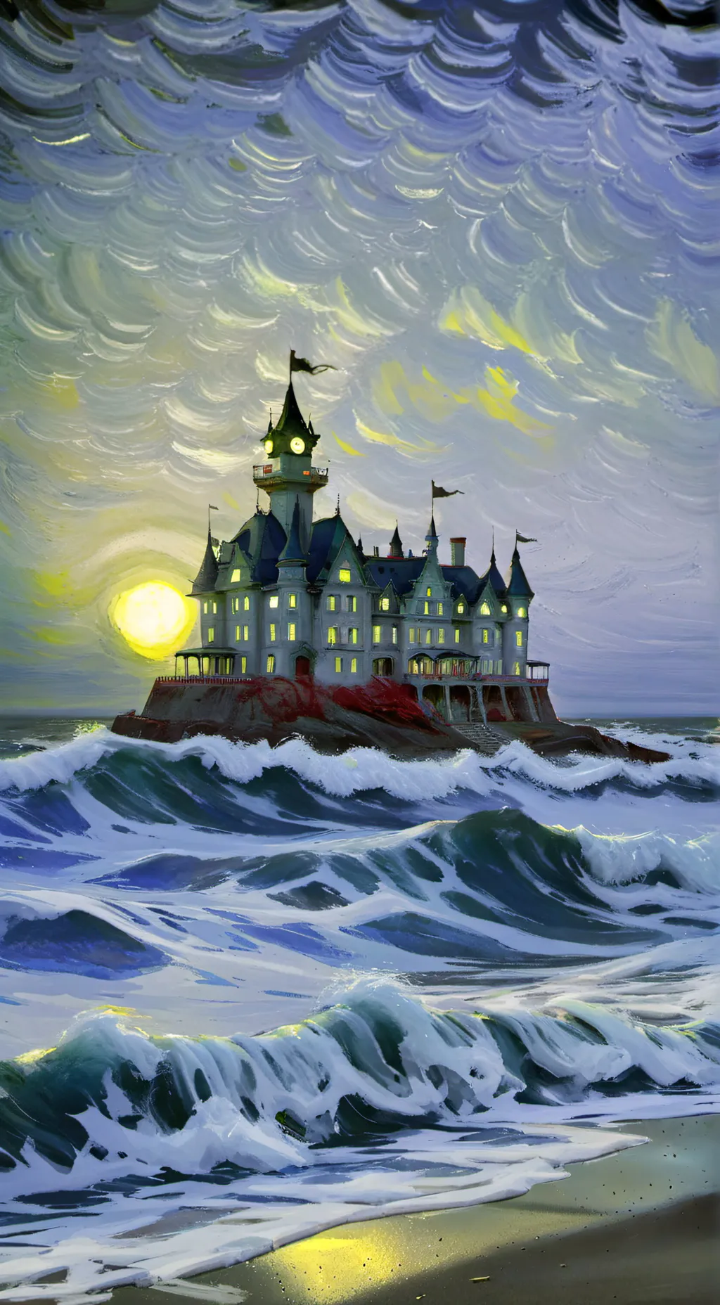 ai character: alastor  background