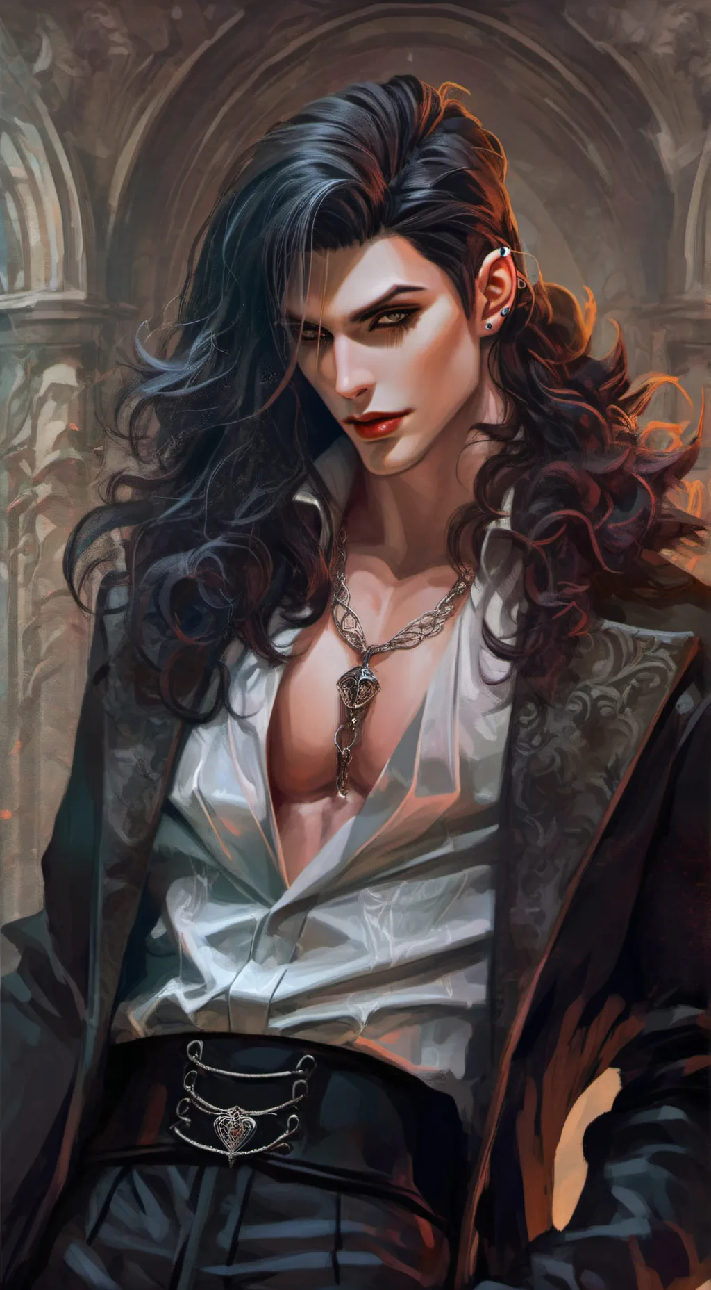 ai character: Kaelan Nightshade background