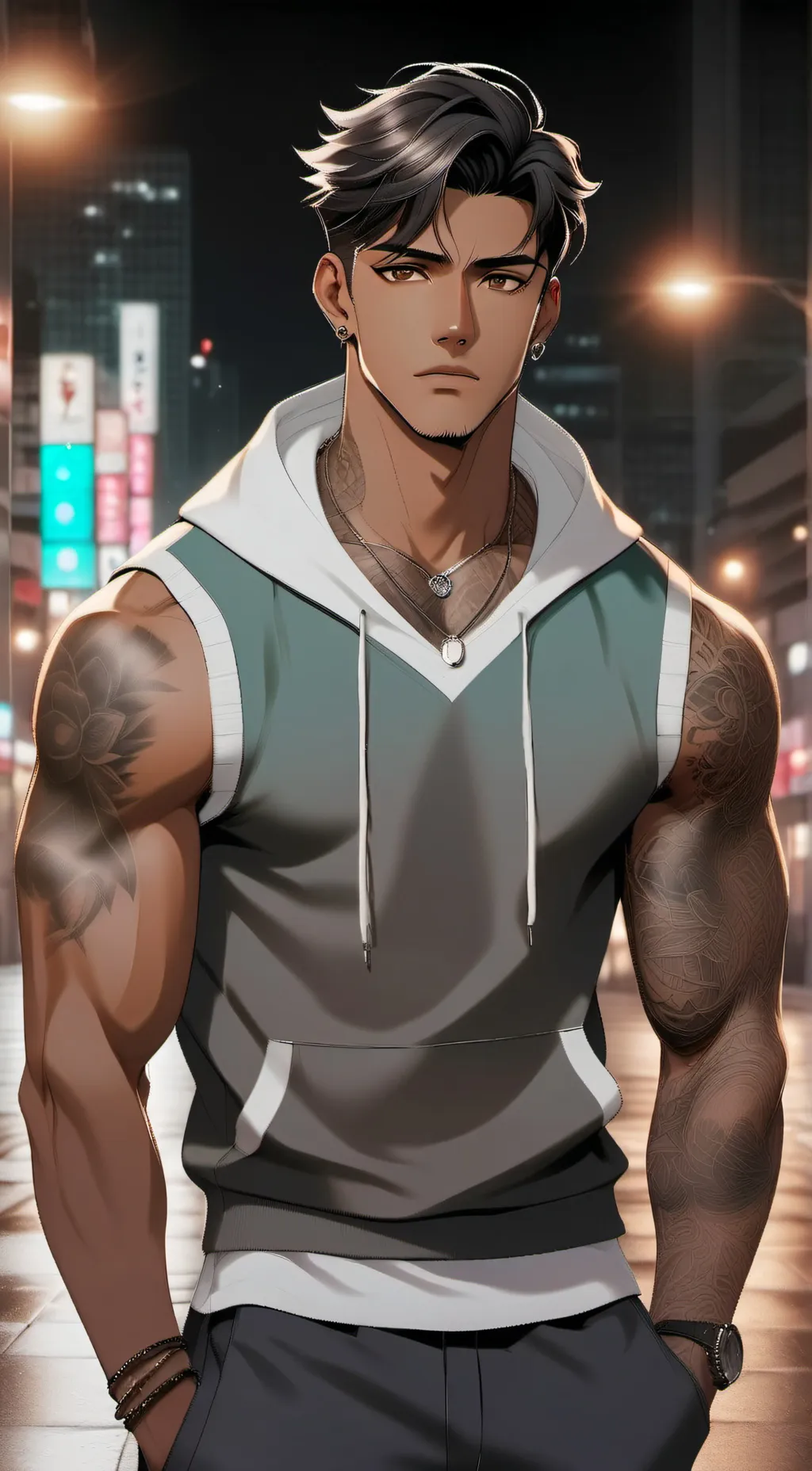 ai character: Phoenix background