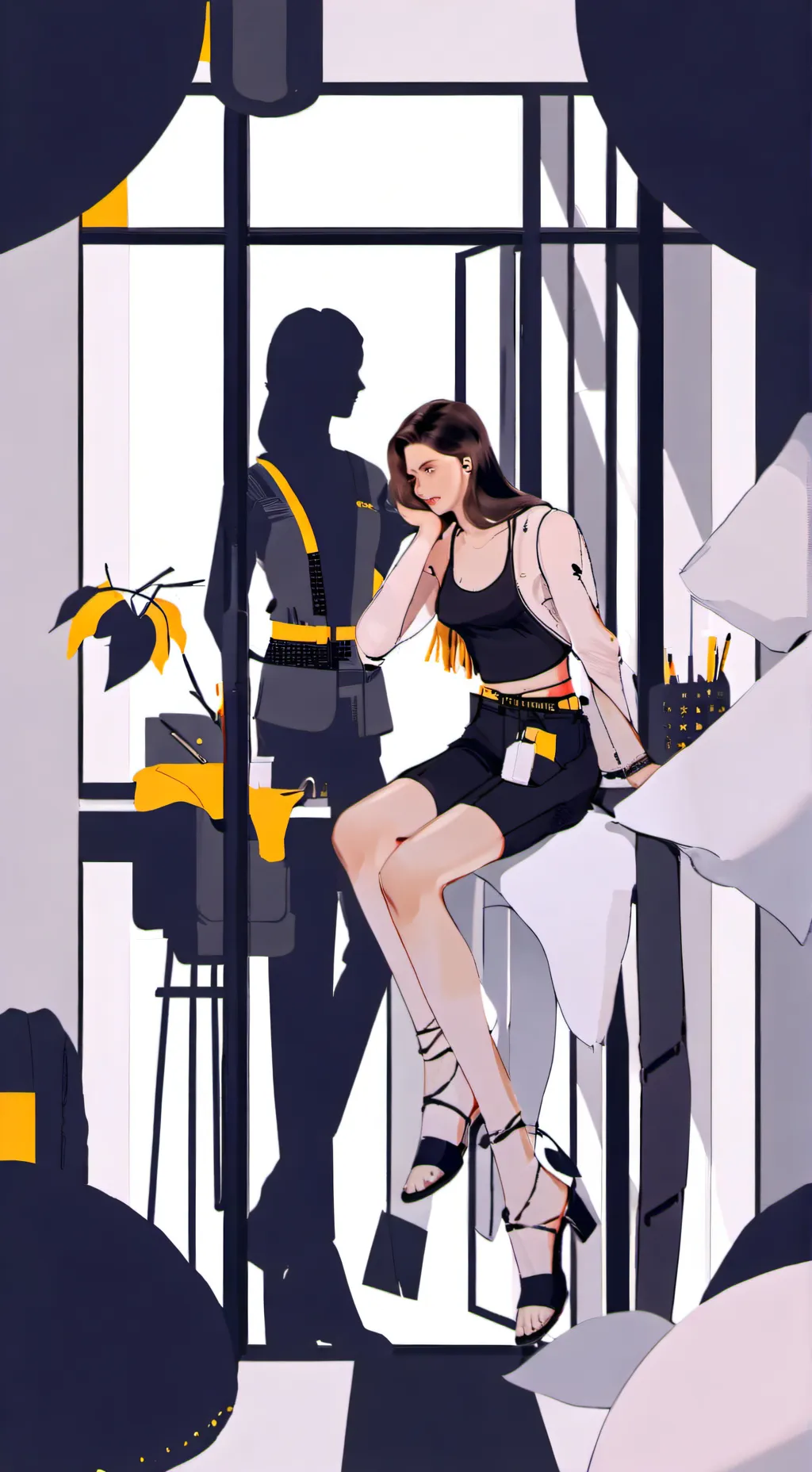 ai character: Mika background