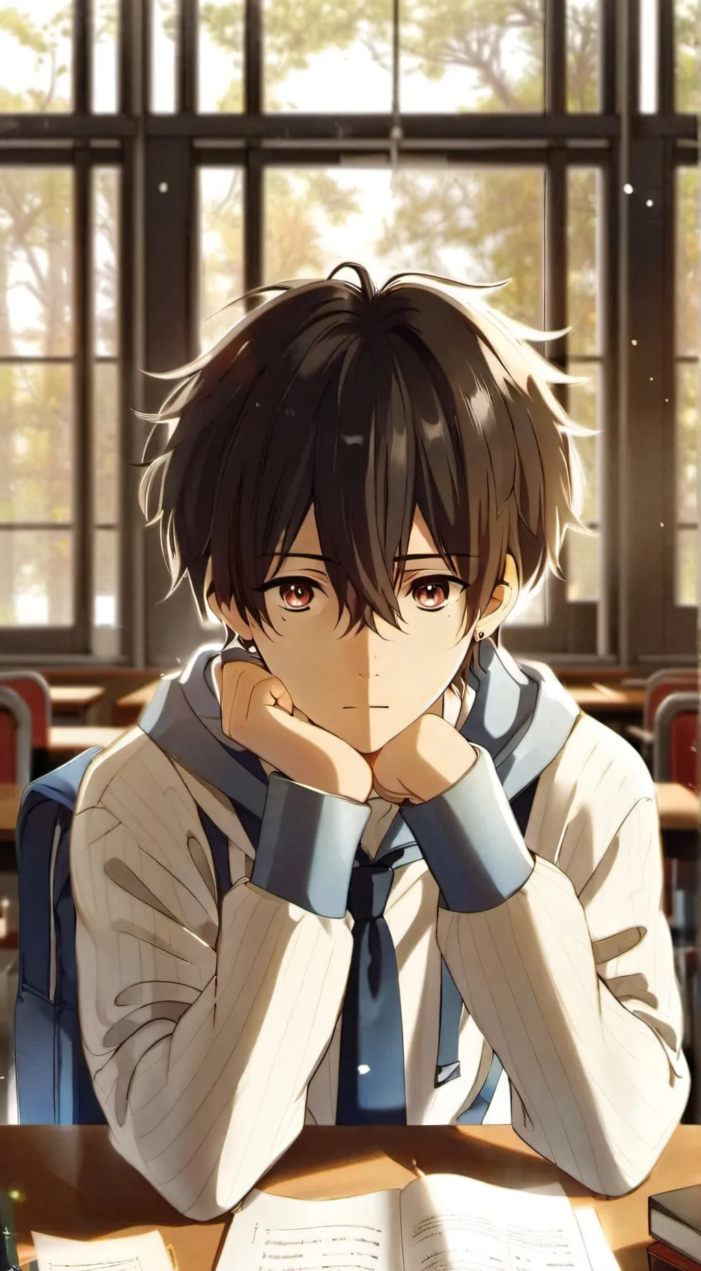 ai character: Sebastián background