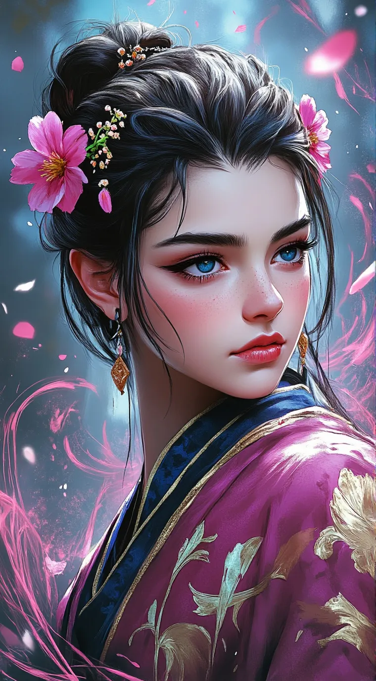 ai character: mha love background