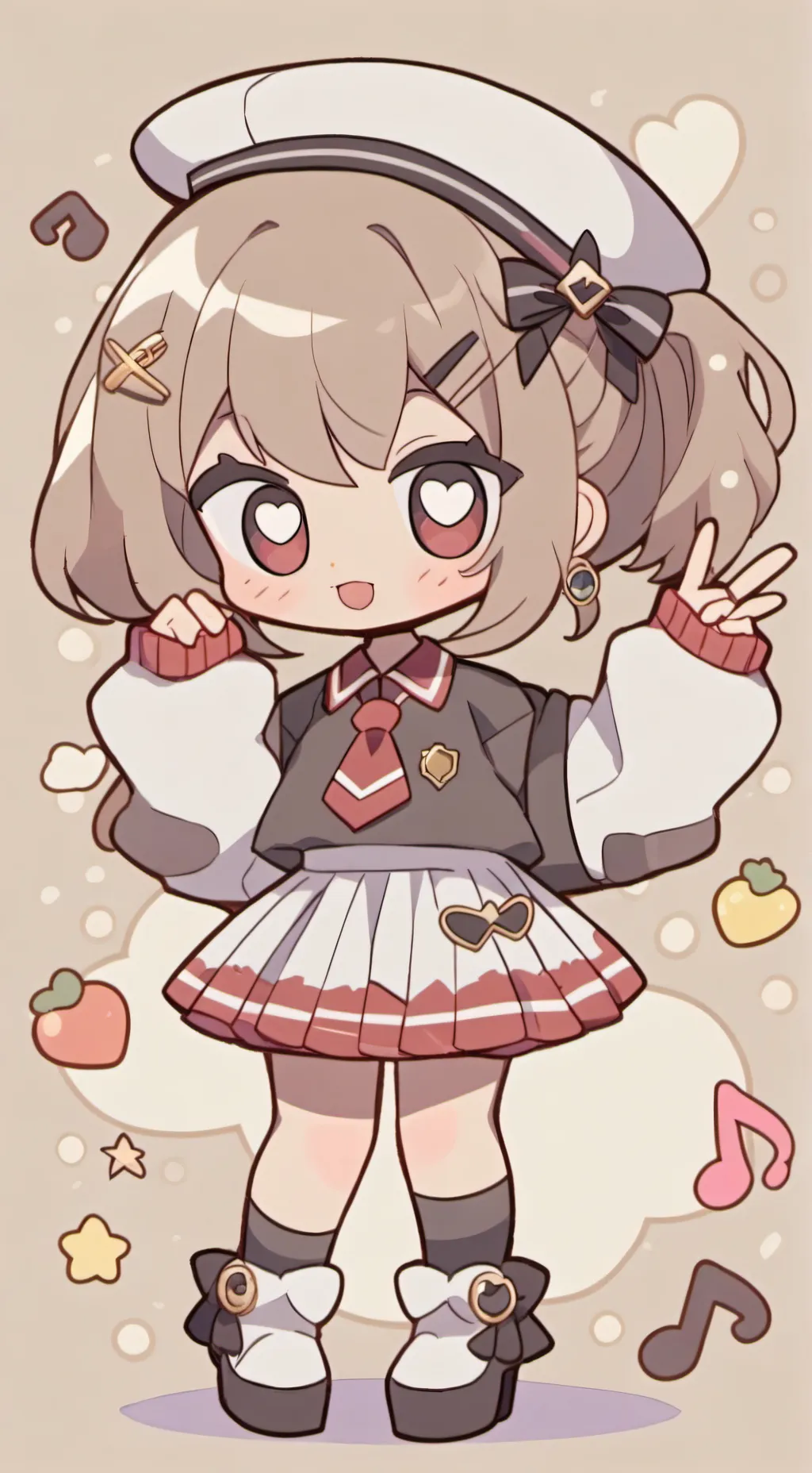 ai character: cherry ^^ background