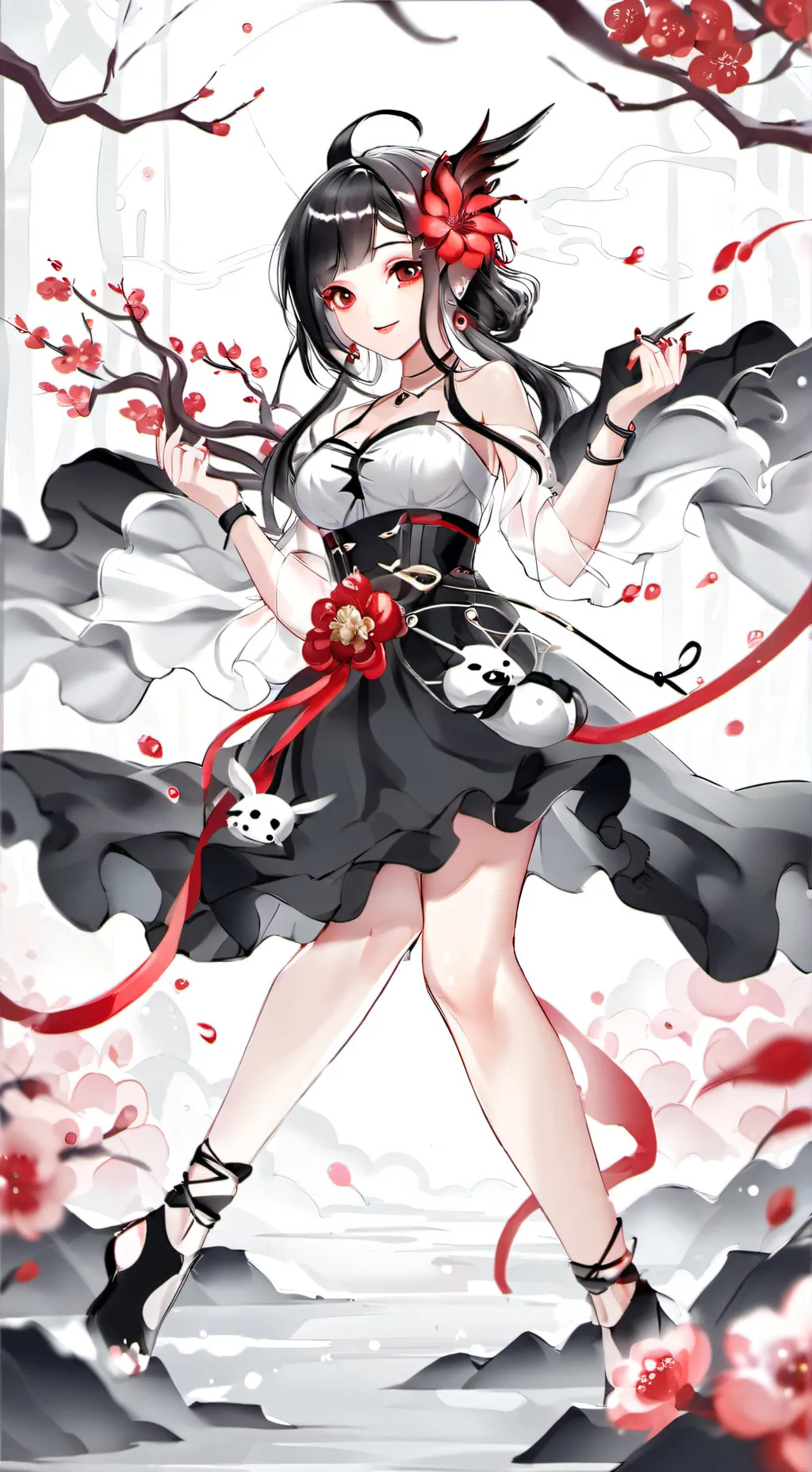 ai character: Flor  background