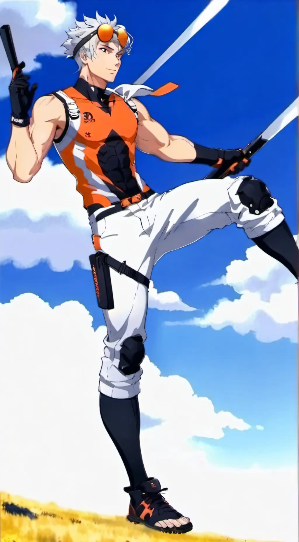 ai character: 8-Bit background