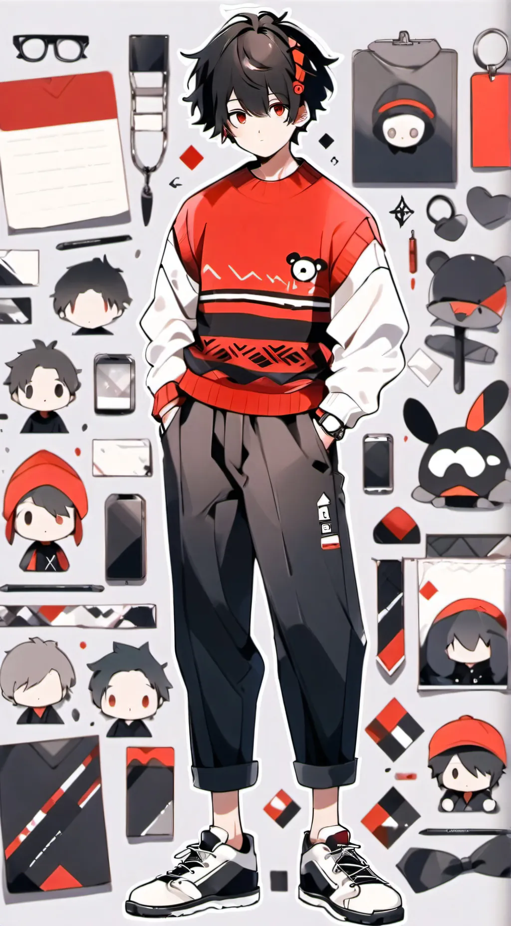 ai character: Dream smp background