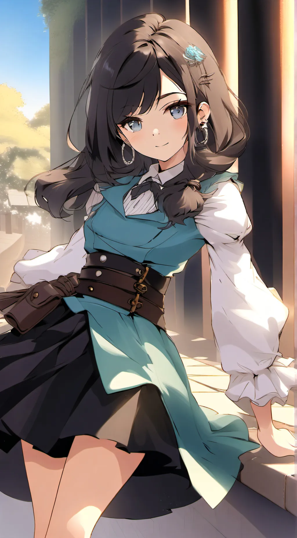 ai character: Sandra  background