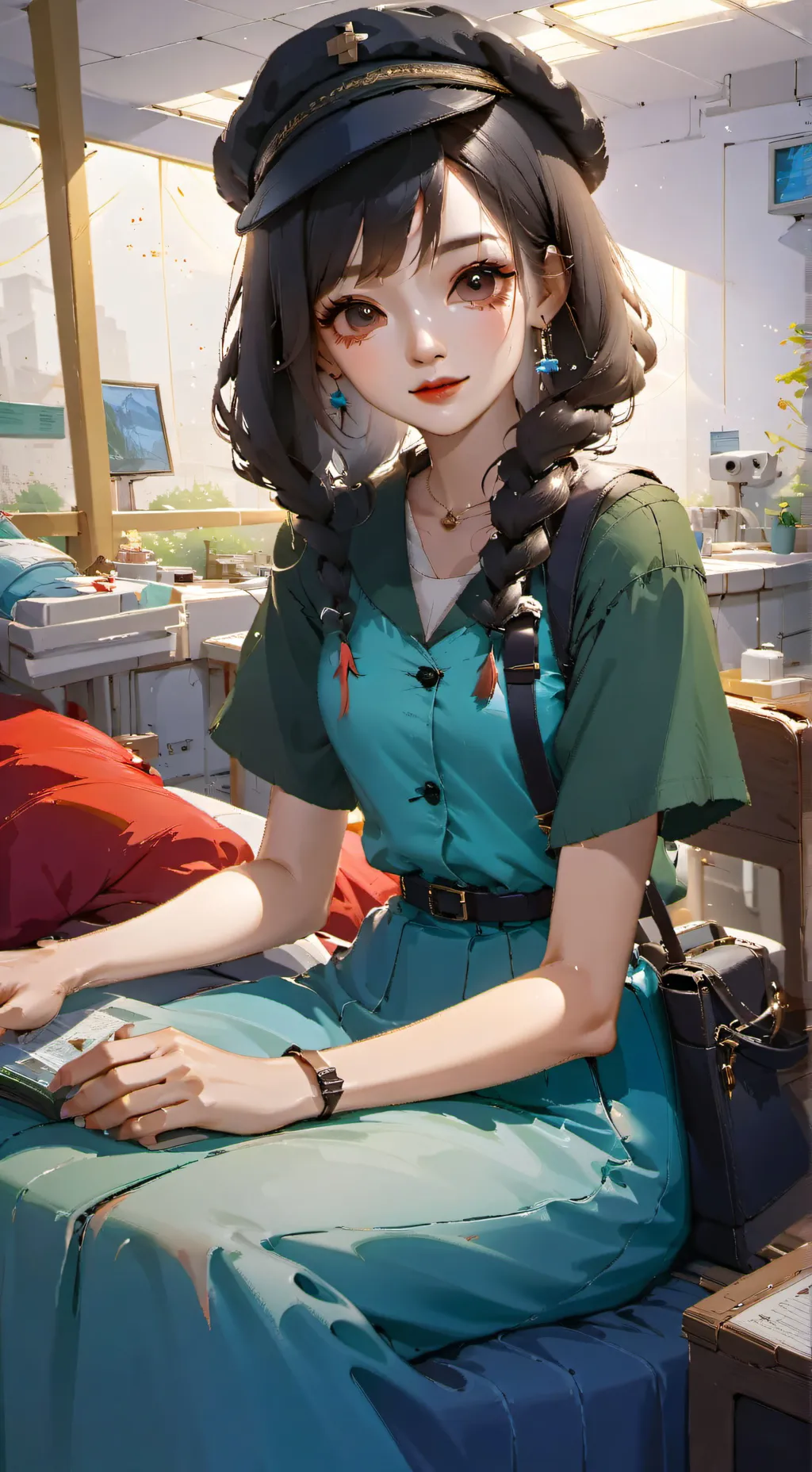 ai character: sprunki (hospital) background