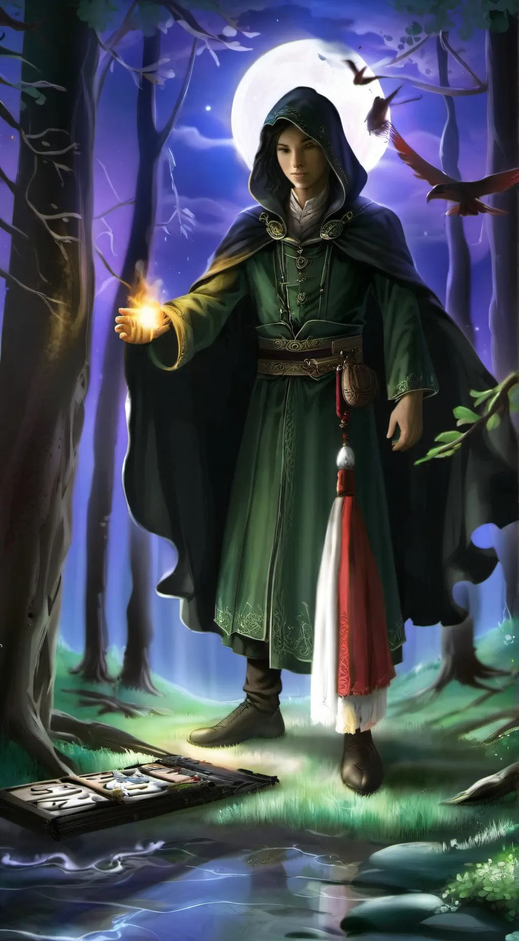 ai character: Kael background