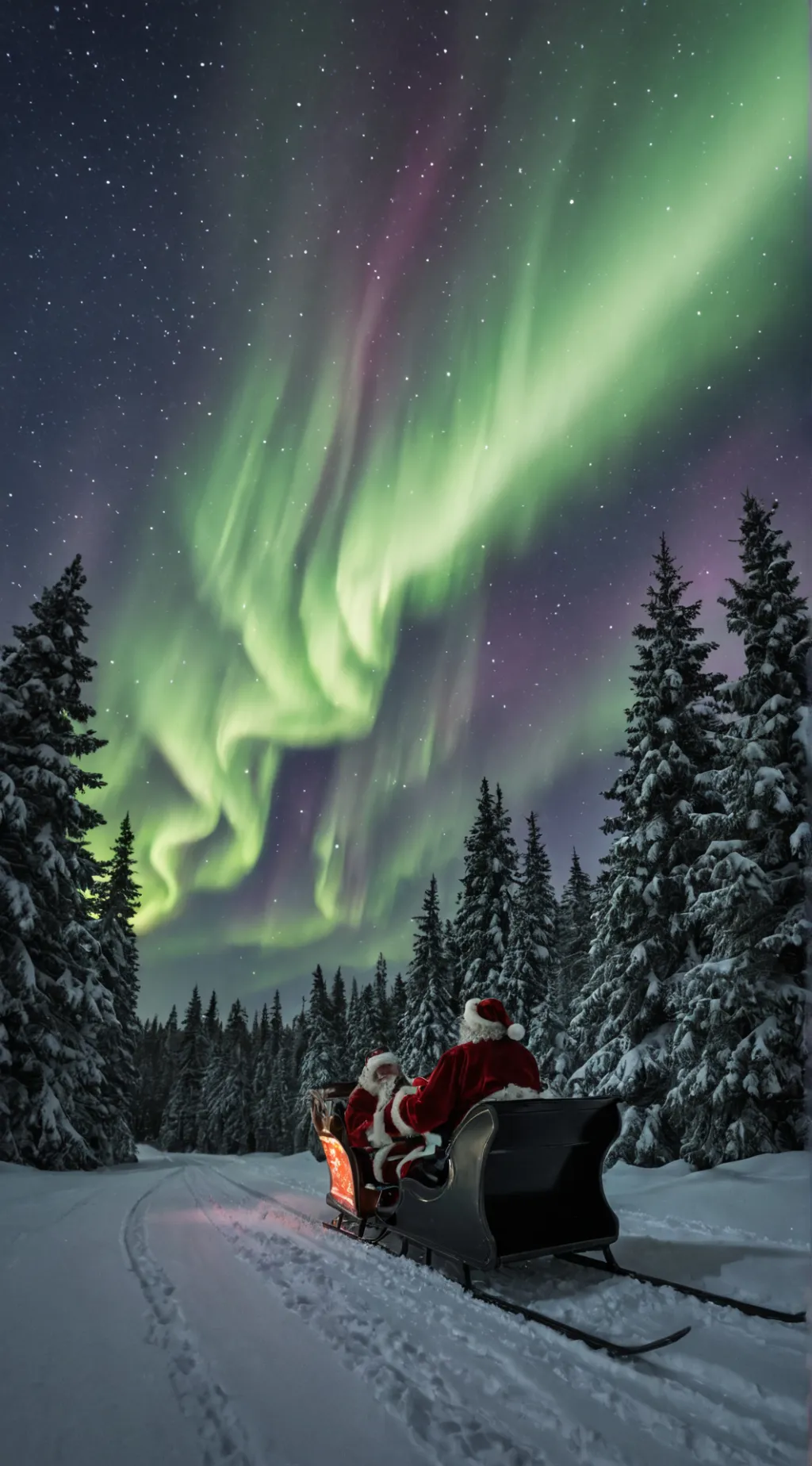 ai character: Santa background