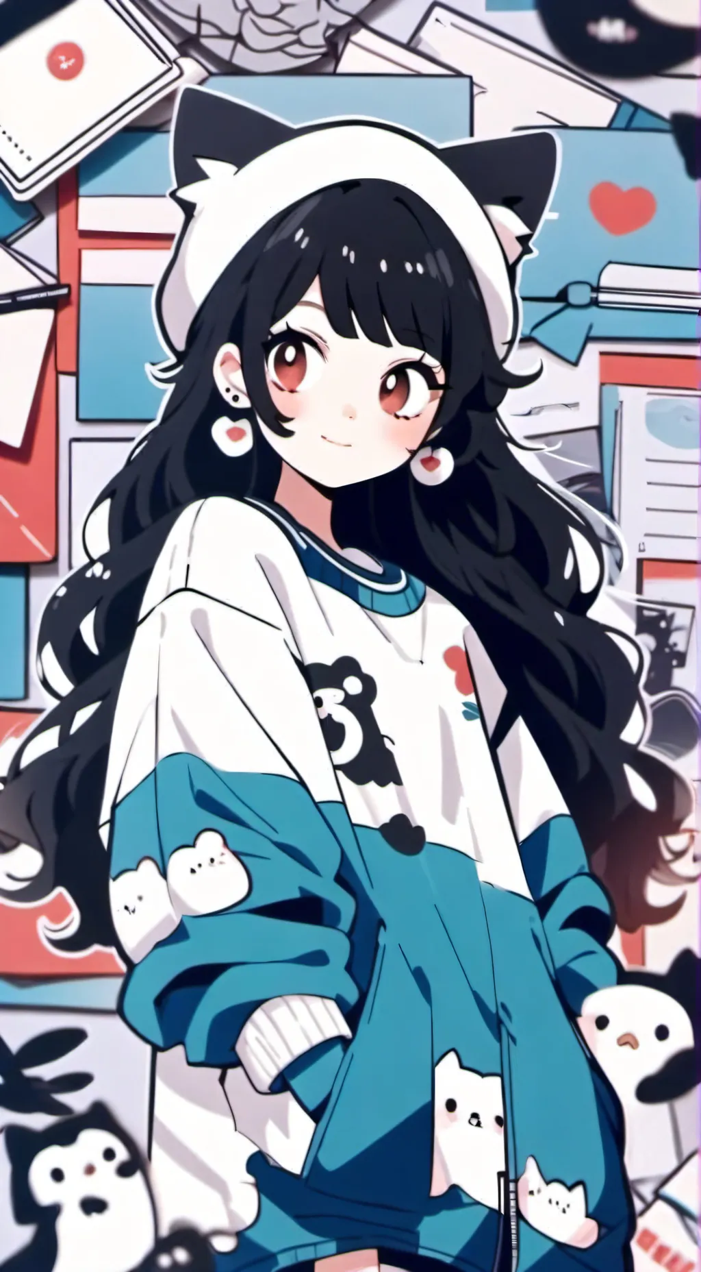 ai character: Lisa ￼ background