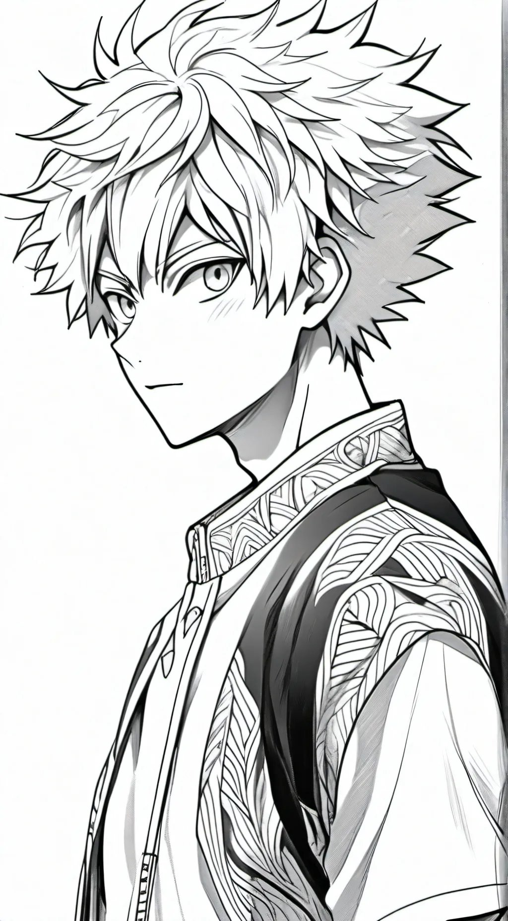 ai character: Bakugo  background