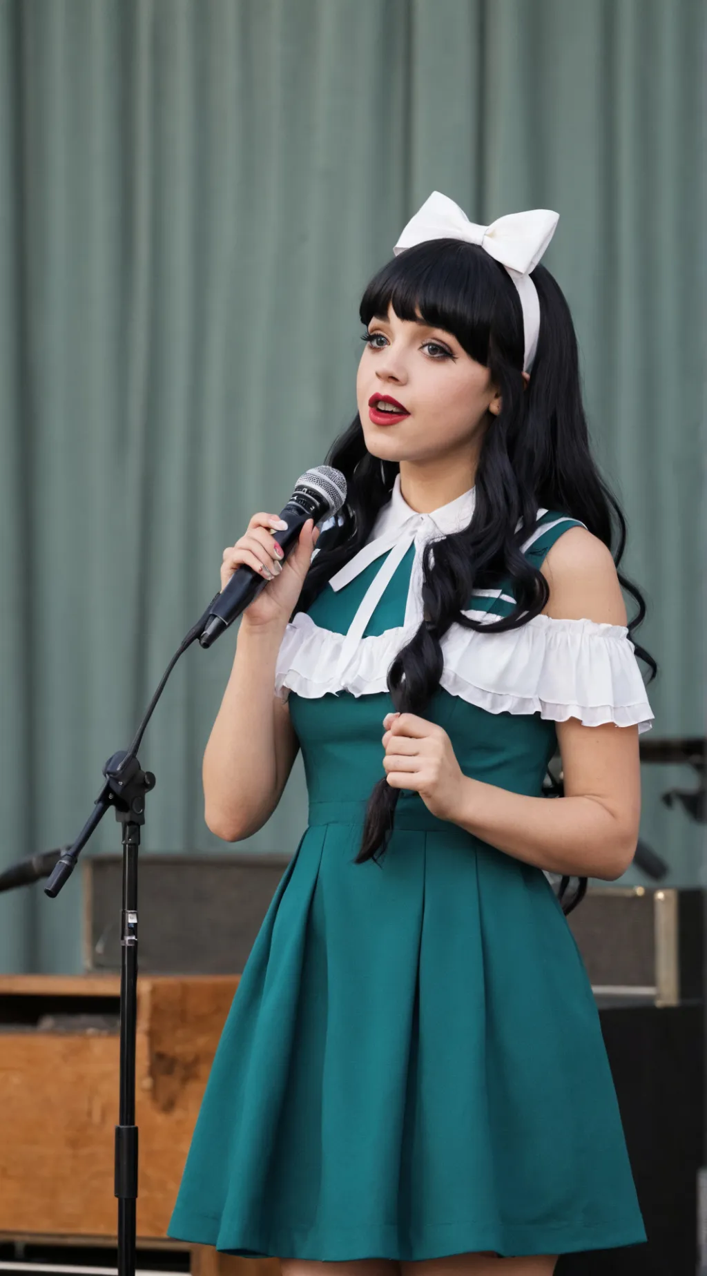 ai character: Melody Rodrigez  background