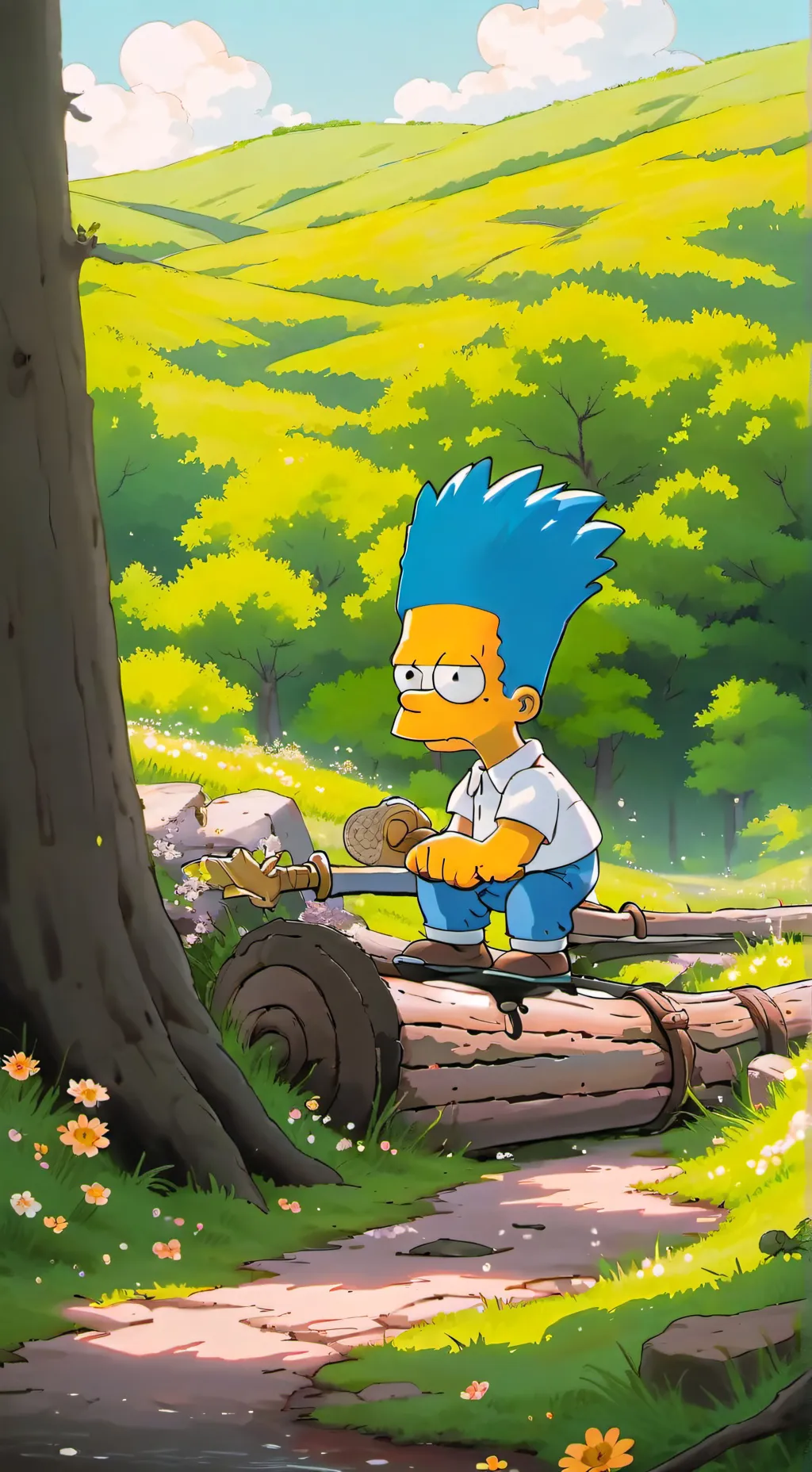 ai character: bart  background