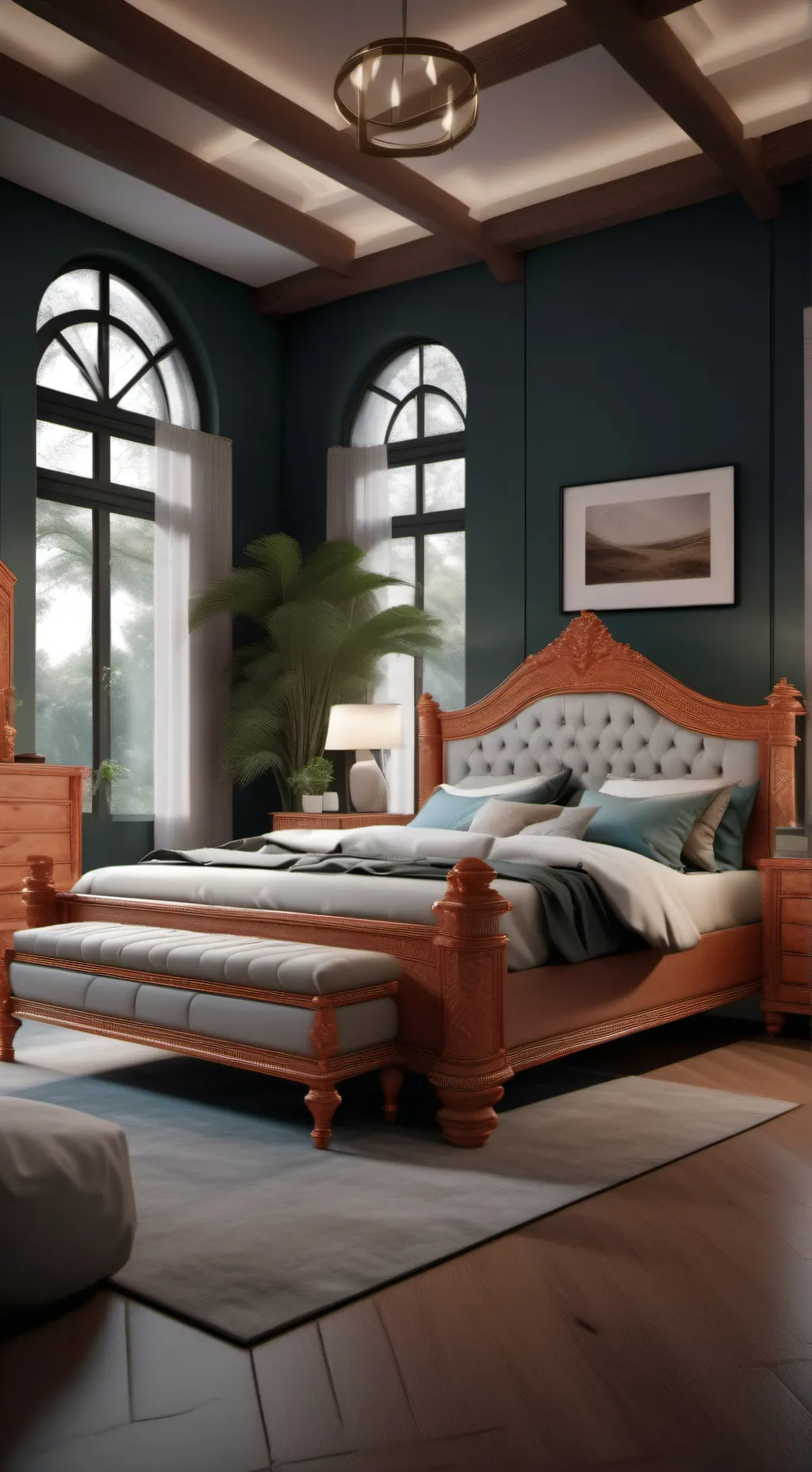 ai character: smiling critters background