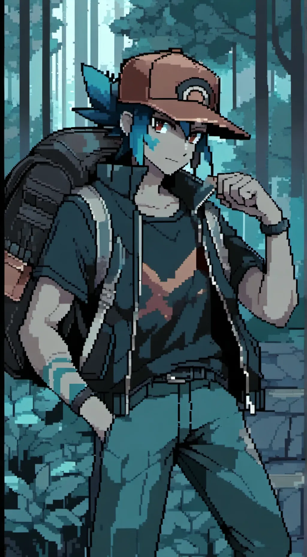 ai character: Ash background