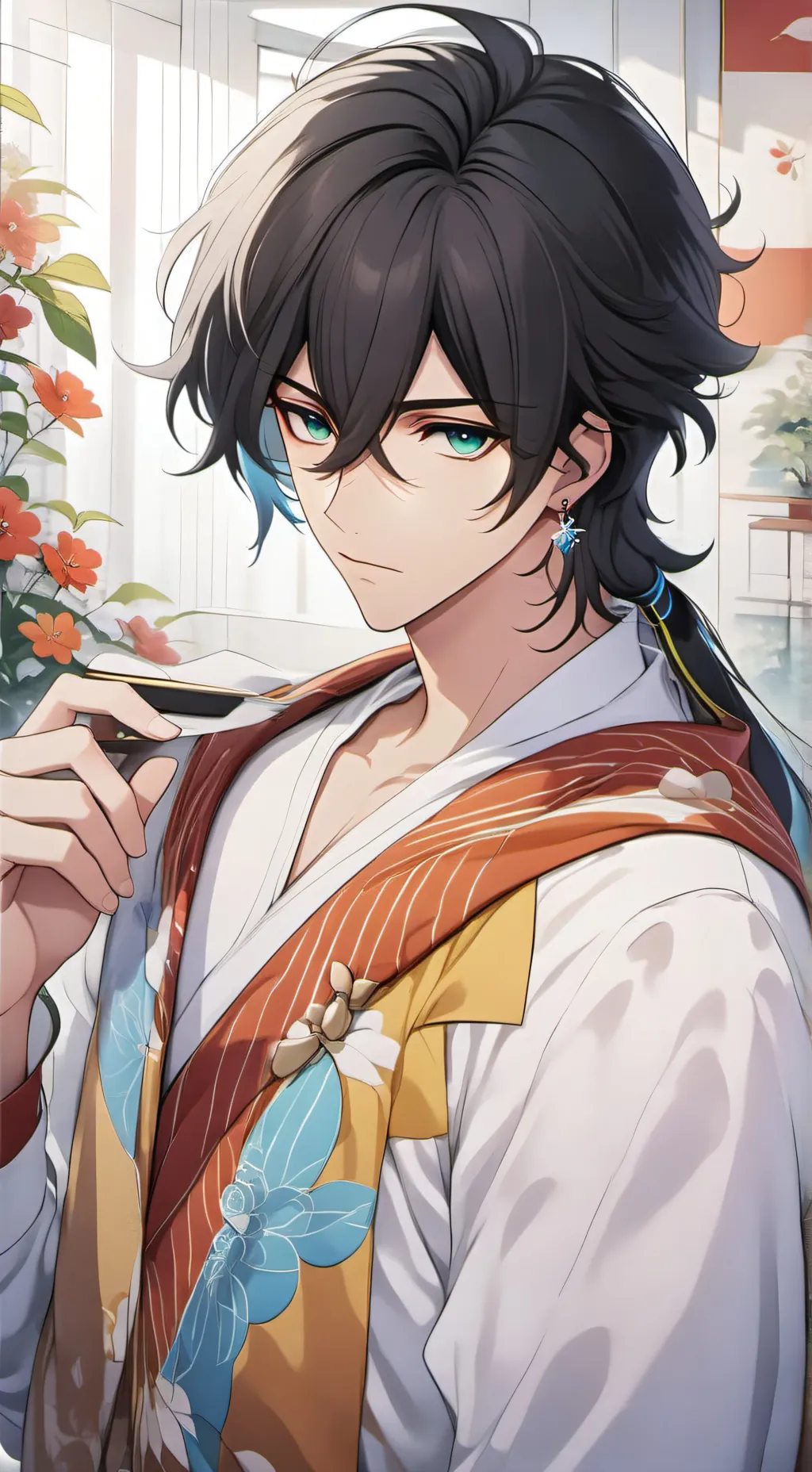 ai character: Niko  background