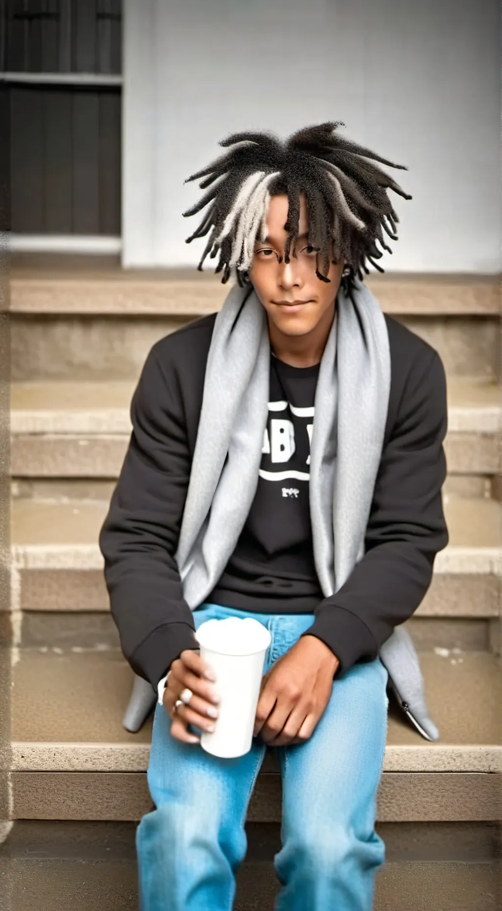 ai character: Jaxson  background