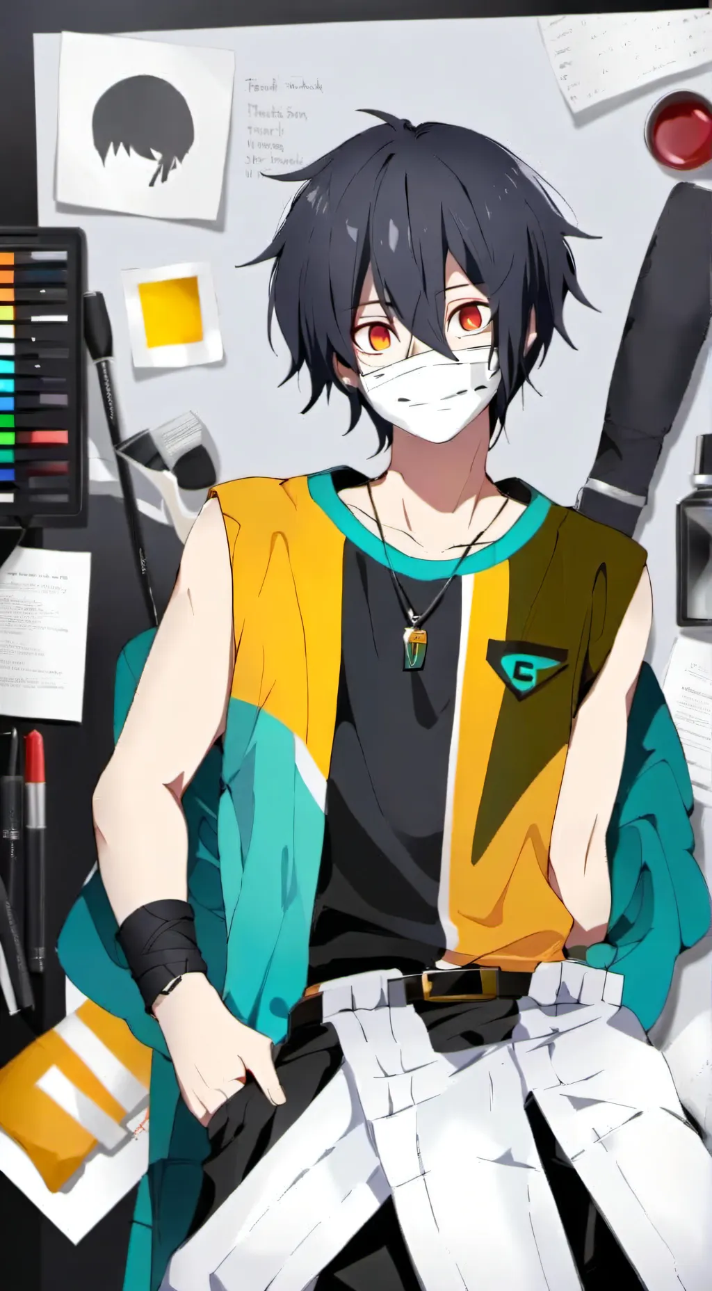 ai character: KNY pick me again background