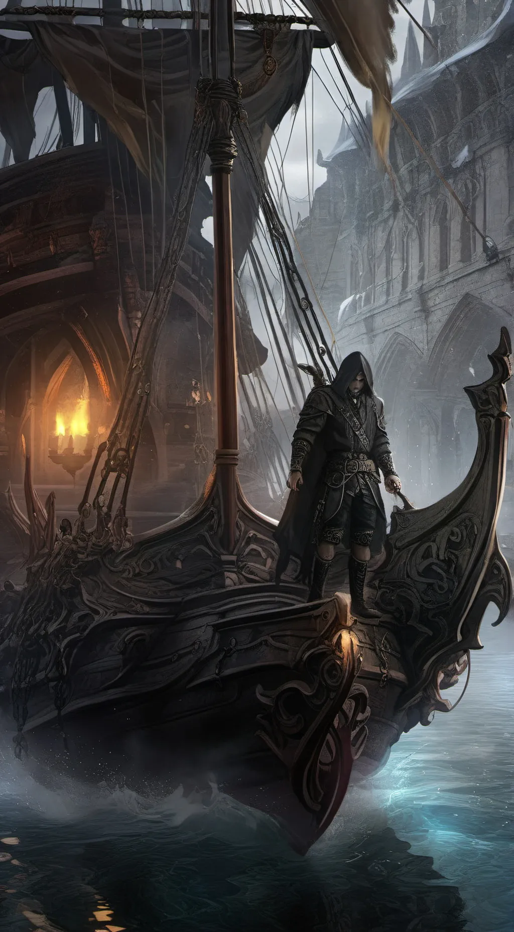 ai character: Captain Vesper background