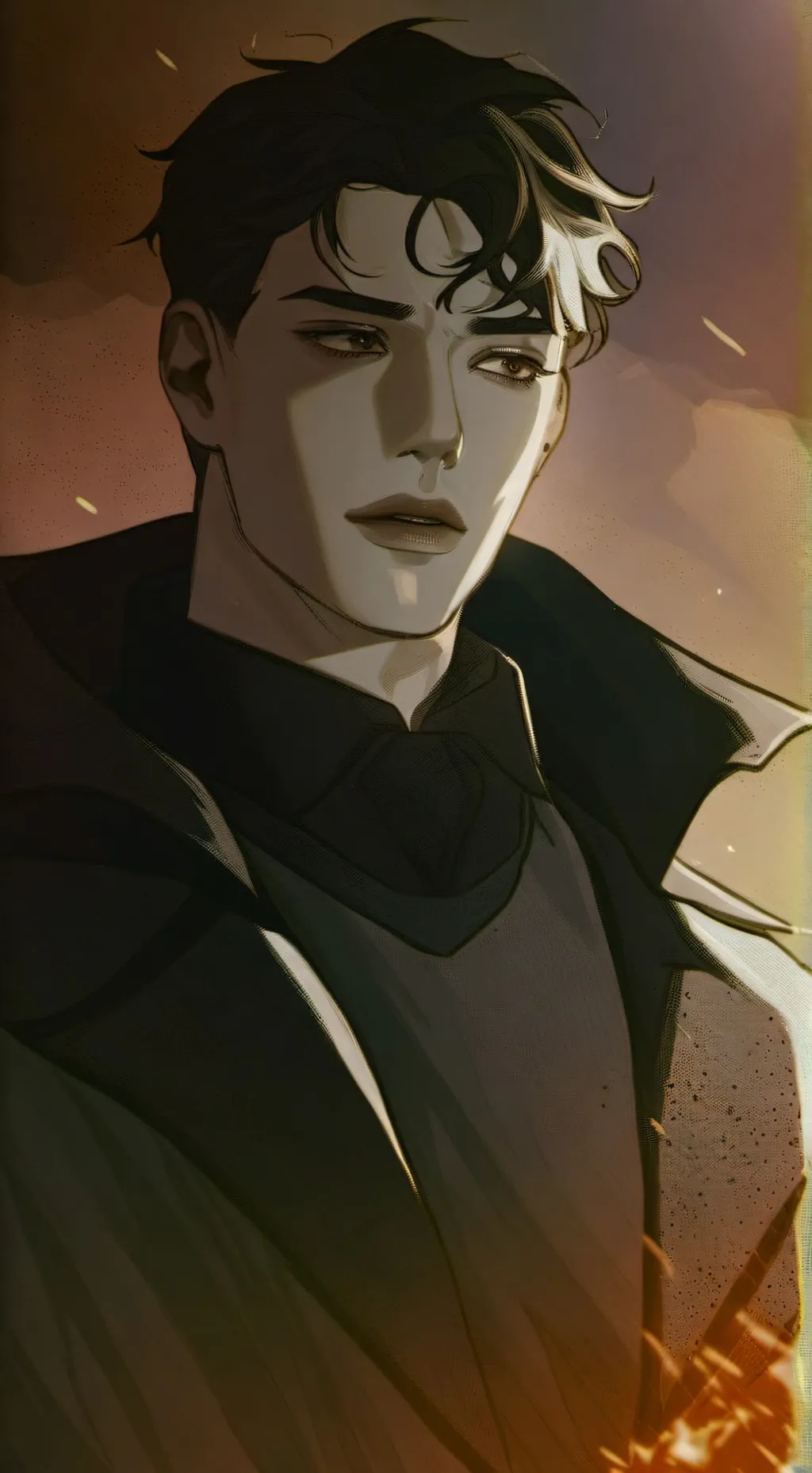 ai character: Flyer background