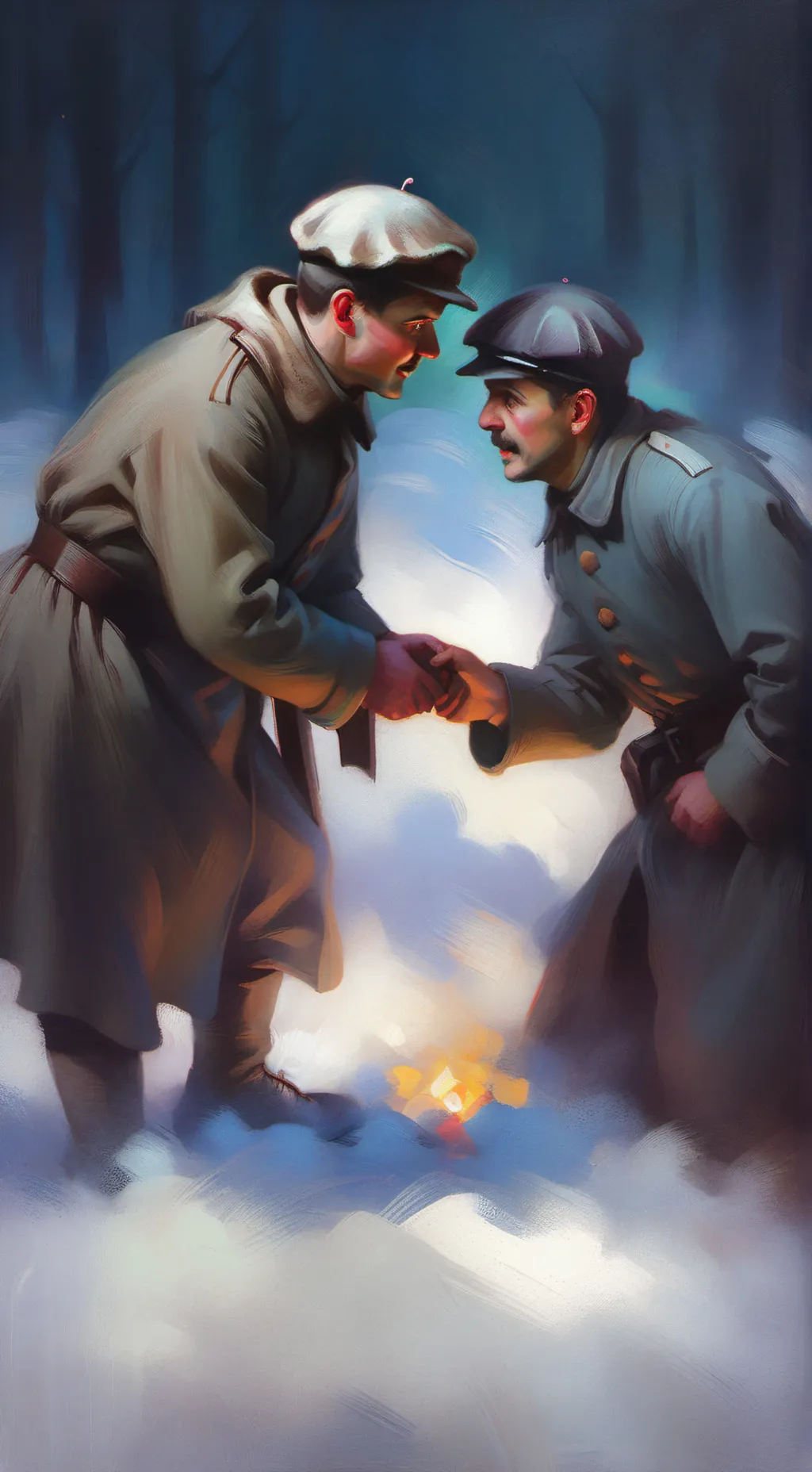 ai character: Christmas truce background