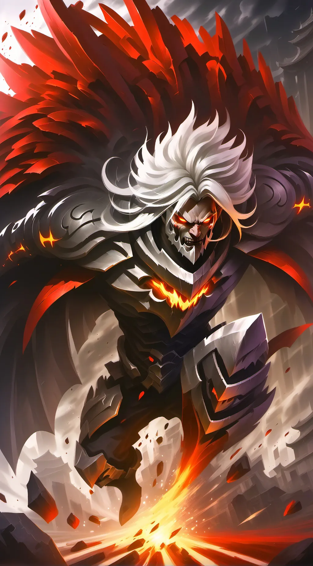 ai character: EXTERMINATION DAYY background