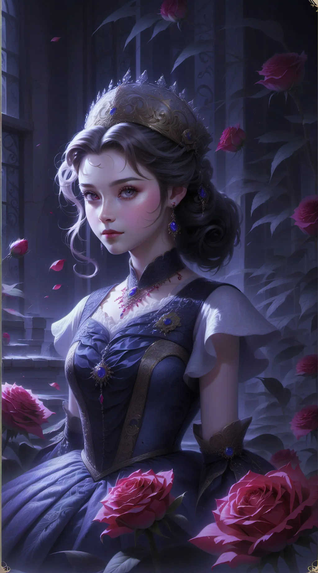 ai character: Claret Clary  background