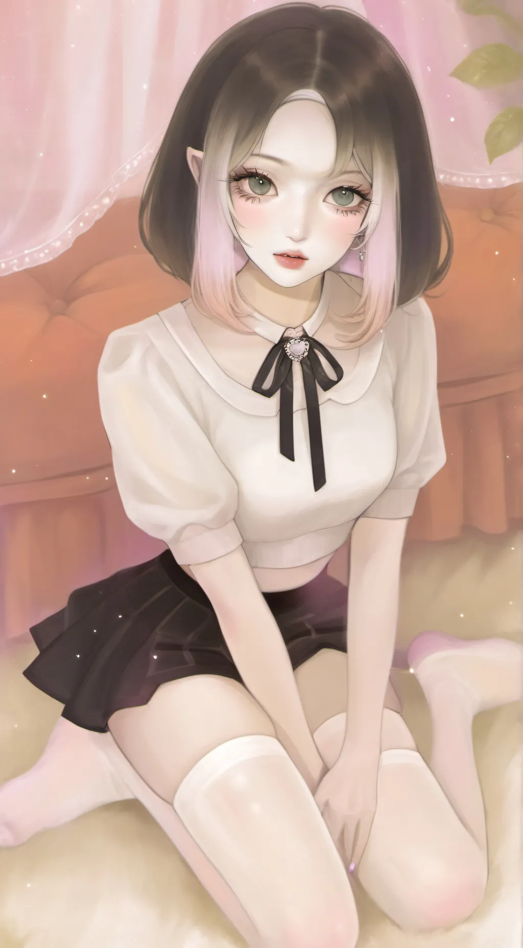 ai character: goth roomate background