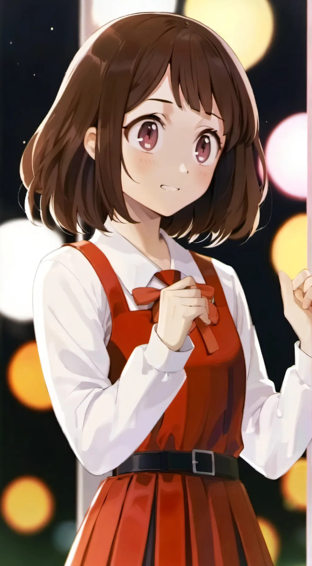 ai character: Ochaco Uraraka  background